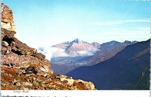 Long's Peak from Trail Ridge Road Rocky Mountain National Park Colorado Postcard - Picture 1 of 2