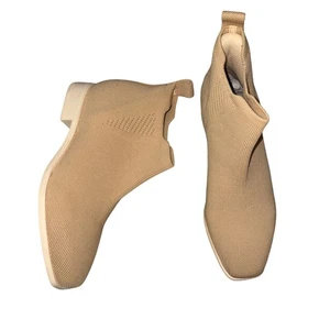 Vivaia Ryan Slipper Chelsea Boots eckige Zehenpartie Gr. 6 NEU beige hellbraun Farbe - Bild 1 von 12