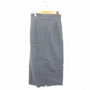 CLANE Tagged Tight Skirt Long Wool Solid 0 Gray TT Used 5a3f71d90c3bcbf57340ffeb - Picture 1 of 5