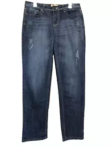Earl Jean Straight Distressed Jeans Größe 10 - Bild 1 von 5