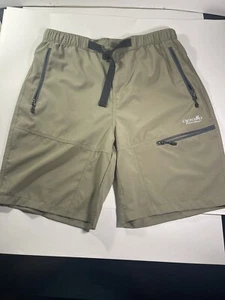 Mens khaki Apollo Walker hiking shorts Size Large Pre-Owned (4 zipper pockets) - Picture 1 of 14