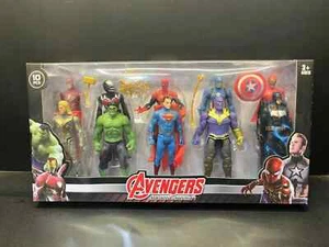 Juego de 10 superhéroes figuras de acción de superhéroes de los vengadores - Imagen 1 de 3