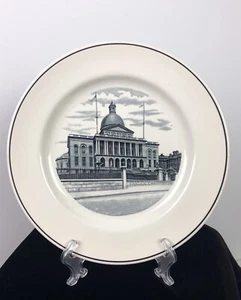 Spode The Statehouse, Boston dinner plate made for R.H.Stearns Centennial - Picture 1 of 6