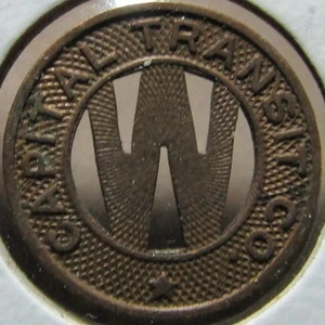 Capital Transit Co. Washington D.C. 1949 Ficha de autobús de tránsito - DC - Imagen 1 de 2