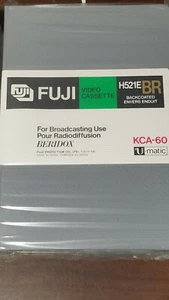 FUJI Video Cassette Tape Broadcasting Use (H521EBR KCA-60) BERIDOX U-MATIC NOS - Picture 1 of 11