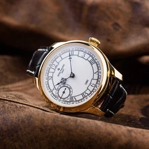 Patek Philippe Geneve Vintage Herrenuhr Gelbgold Swiss 20er Jahre Klassiker 46mm - Bild 1 von 13