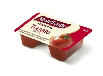 BULK LOT Masterfoods Tomato Sauce 14gm X 300 | Hotel Motel Bnb • 65$