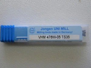 Fresa de eje VHM 5,0 x 58 x 10 mm tipo Jongen, 476W-05 TS35 - Imagen 1 de 3