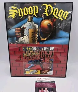 SNOOP DOGG SIGNED 8x10 FRAMED DOGGYSTYLE CD JSA DEATH ROW - Picture 1 of 2