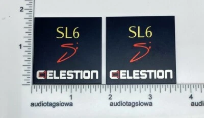 Par de parlantes Celestion SL6 insignia logotipo emblema aluminio Foto 1 de 4