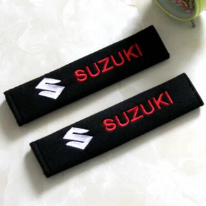 2PCS Cotton Car Seat Belt Covers Shoulder Pad Protector Accessories for Suzuki - Picture 1 of 1