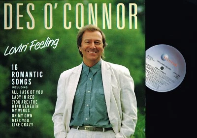 Des O'Connor LOVIN' FEELING LP Vinyl 1989 UK 1st Press Telstar STAR2368 @N/M-Exc - Image 1 of 4