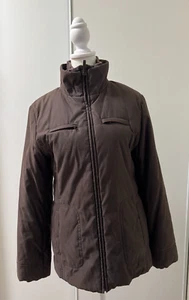 Vintage Esprit Brown Puffy Jacket Women's Size Small - Picture 1 of 16