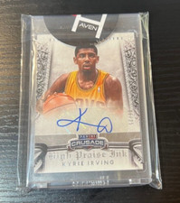 2013-14 PANINI CRUSADE HIGH PRAISE INK KYRIE IRVING AUTO  # /25