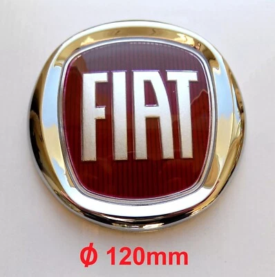 STEMMA LOGO EMBLEMA PER FIAT 120 mm TIPO 500 SCUDO DUCATO DOBLO FIORINO QUBO - Image 1 of 4