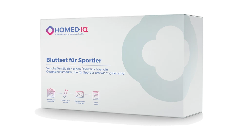 HOMED-IQ Bluttest für Sportler (Fitness-Test, Sport Performance Test)