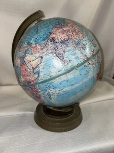 Globo mondiale vintage - Replogle World Nation Globe diametro 12" rilievo - Foto 1 di 5