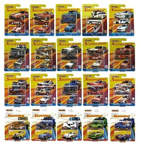Matchbox Superfast Diecast Toy 1:64 Cars - 20 Vehicle Choices Updated 11/24/22
