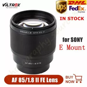 Lente de enfoque automático Viltrox 85MM F1.8 II STM E-mount AF fotograma completo para Sony A9 A7RIII - Imagen 1 de 11