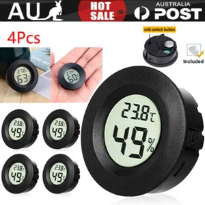 4X Mini LCD Digital Thermometer Hygrometer Temperature Humidity Meter Gauge NEW - Picture 1 of 12