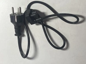 10 Dell 1m EU Power Lead U-Shaped C5 Clover Leaf Mains Power Cable European Plug - Picture 1 of 4