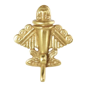 Quimbaya Flyer#9 Golden Jets 24k GP .950 Silver 1" Lapel Pin | Across The Puddle - Picture 1 of 4