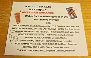 Roz Fox Romance Author Autographed Signed 4.25X5.5 Postcard "Too Many Brothers" - Picture 1 of 3