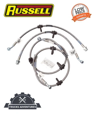 Russell 684600 Street Legal Brake Line Assembly Fits 92-95 Civic - Image 1 of 2