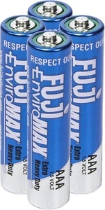 Fuji EnviroMax AAA Extra Heavy-Duty Batteries (4 pk), Blue, St - Picture 1 of 3