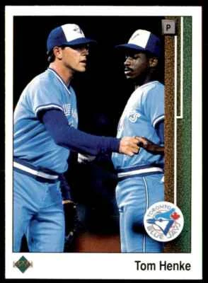 1989 Upper Deck Tom Henke Toronto Blue Jays #264 - Image 1 of 2