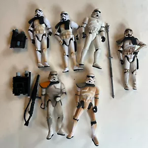 Star Wars lot of 6 sandtroopers potf otc some acc 325 - Picture 1 of 4