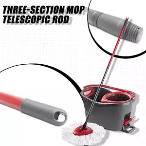 Langlebige Microfiber Spin Mop Eimer Boden Reinigung System-RED Tool DE - Bild 1 von 12
