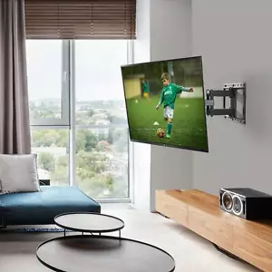 Soporte de montaje en pared para TV Universal doble brazo giratorio inclinación rotación Fr 32-85" TV grande - Imagen 1 de 12