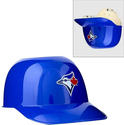 12 each Toronto Blue Jays MLB 8oz Snack Size Ice Cream Mini Baseball Helmets Cover