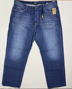 Pantalones de mezclilla rectos relajados Lucky Brand 181 para hombre 42x32 (42x33) nuevos con etiquetas modernos trabajo - Imagen 1 de 13