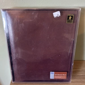 Boots Photo Album 200 Photos 6''x4'' (15x10cm) Self Adhesive Bonded Leather Tan - Picture 1 of 4