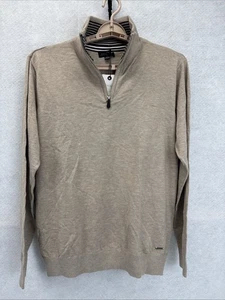 Projek Raw Men's Half-Zip Knitted Sweater Size L Beige - Bild 1 von 6