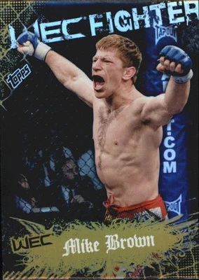2010 Topps UFC Main Event Gold #143 Mike Brown - UFC - Image 1 of 2
