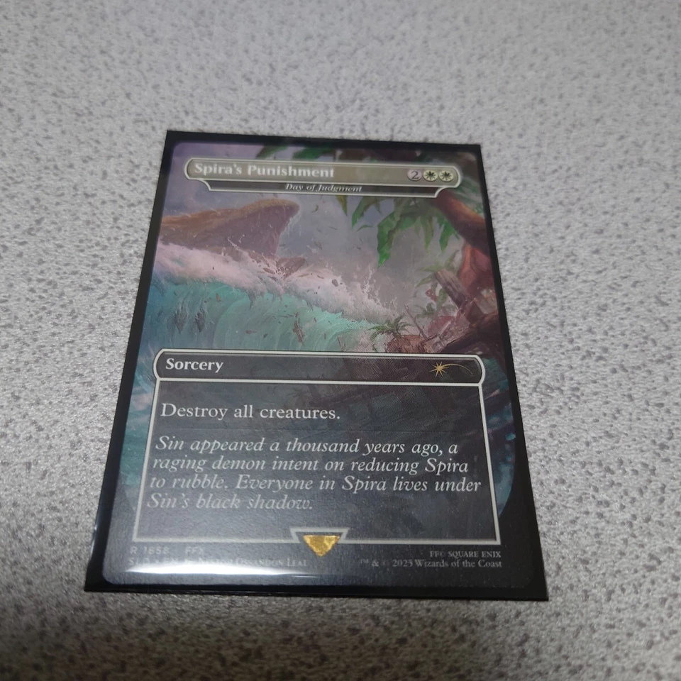 MTG SLD Spira's Punishment Word One Piece Fantasy Fantasy Secret Lair Judgment - Image 1 of 1