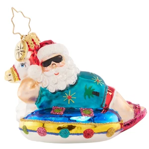 Christopher Radko Ho-Ho-Holiday In The Sun gema vidrio adorno de Navidad 1021431 - Imagen 1 de 2