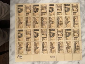 Historic Preservation Stamp Full Sheet of 32 Stamps, Scott #1440-43, MNH - Picture 1 of 1