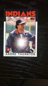Tarjeta autografiada firmada por Andre Thornton Topps Cleveland Indians - Imagen 1 de 1