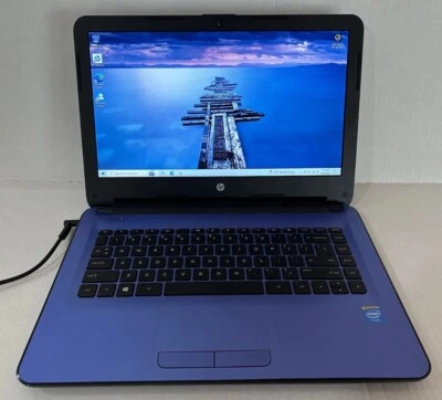 HP 14-ac159nr Intel Celeron N3050 1.60 GHz, 2 GB RAM, Blue Laptop (NO CHRG) - Image 1 of 4