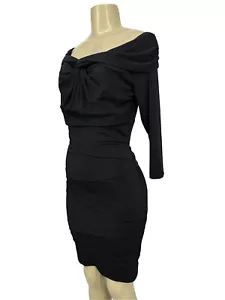 White House Black Market 4 Off The Shoulder Tiered Instantly Slimming Dress W4 - Picture 1 of 10