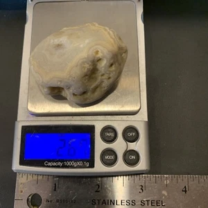 Crowley ridge agate sweet pattern fortified Banded not polished 2.67 Oz - Picture 1 of 6