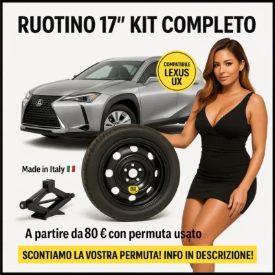 Platzsparend Notrad 17 " für Lexus Ux 2019-2025 Cric Geschenk Cric - Bild 1 von 4