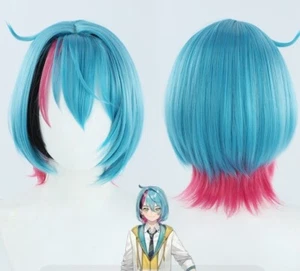 Lo último Anime Kyo Kaneko Peluca Cosplay Resistente al Calor Cabello Fiesta Comiccon Arco Iris - Imagen 1 de 8