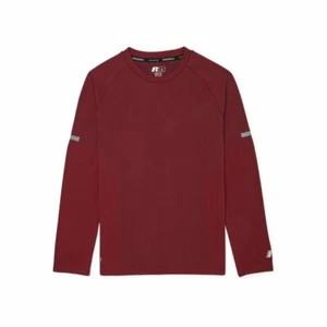 Russell Athletic Boys DRI-POWER 360 LS Reflective Seamless Jacquard Tee - Picture 1 of 6
