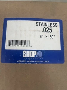 Shop Aid 0.025 6"x50" Stainless Steel Shim Steel Stock - Picture 1 of 4
