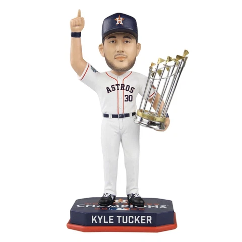 Kyle Tucker (Houston Astros) 2022 World Series Champ Bobblehead NEW IN BOX Cover